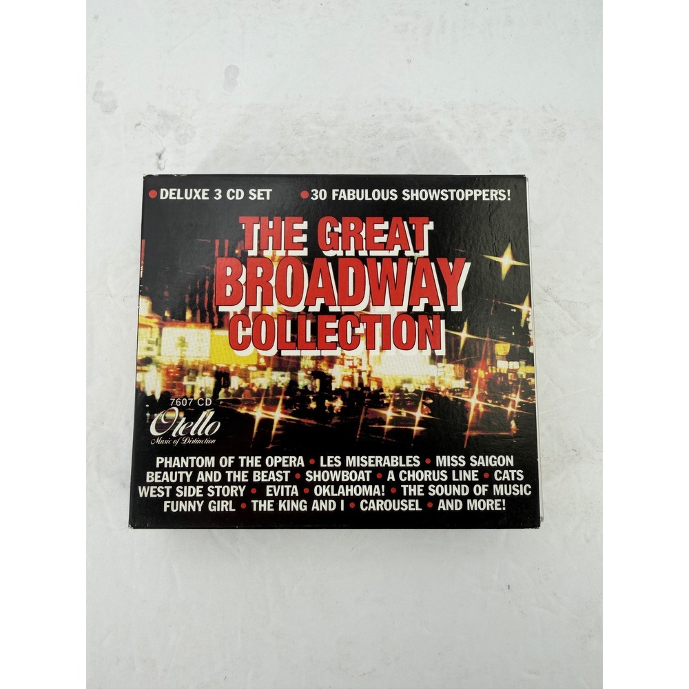 The Great Broadway Collection Deluxe 3 CD Set Otello 7607 CD London Orchestra